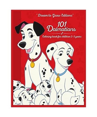 101 Dalmatians: Coloring book for children 3-5 years