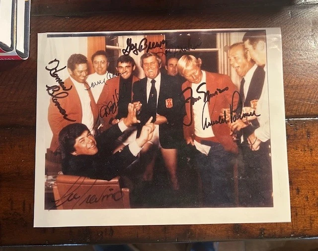 Ryder Cup 1973, foto más rara de Nicklaus en ropa interior, Palmer, Trevino Foto 4 de 4