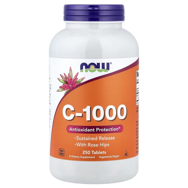 Now Foods, C-1000, 250 Tabletten-image
