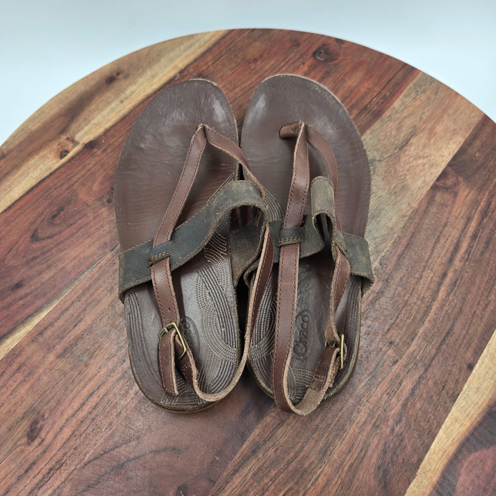 Chaco Maya Sandals Women's 7 Java Brown Leather C… - image 10