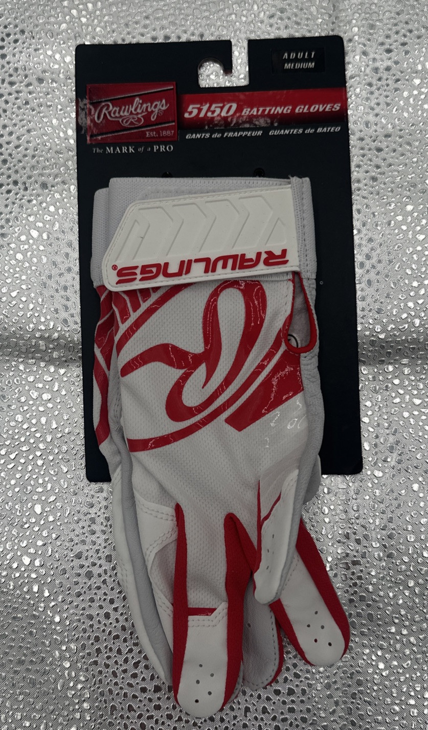 S Pair Adult Medium Red On White