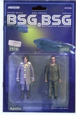 2018 May Dynamite BSG vs BSG #5 Michael Adams Apollo Action Figure Cover  Nr/Mt