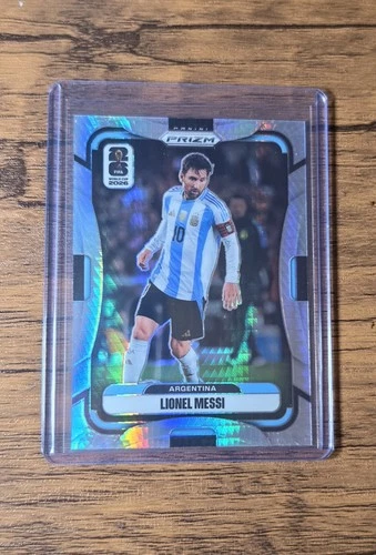 2026 Panini Prizm FIFA World Cup LIONEL MESSI #10 Silver Pulsar Argentina Prizm