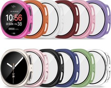 12 Pack Case for Samsung Galaxy Watch 8 44mm with Tempered Glass Screen Protecto