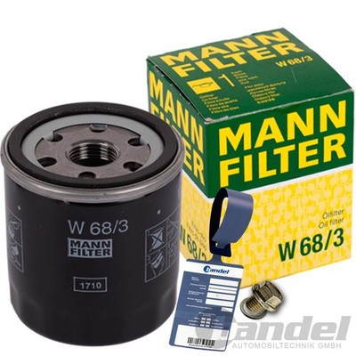 MANN FILTER INSPEKTIONSPAKET FILTERSATZ+MANNOL 5W30 ÖL für TOYOTA AYGO 68 PS