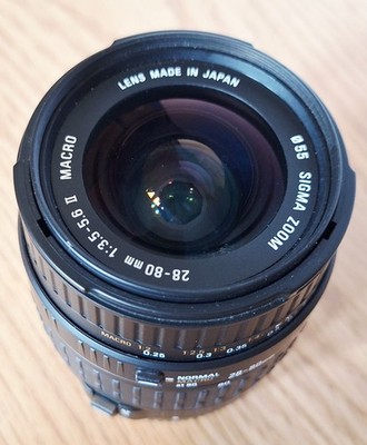 Sigma 28-80mm f/3.5-5.6 II Macro Aspherical Zoom Lens for Canon EF