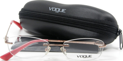 Vogue VO 3956-BI 756 Damen Brillen Ohne Fassung Metall Rosé Pink 51-17-135 NEW