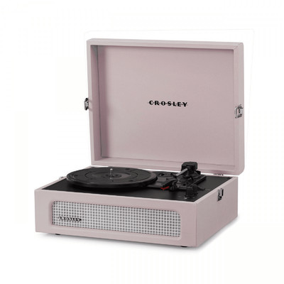 Crosley Voyager Bluetooth Plattenspieler tragbar Vinyl Schallplattenspieler Amethyst