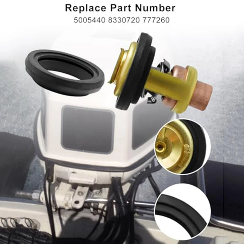 For Johnson For Evinrude Compatible Thermostat with Gaskets for Outboard Use - Image 4 of 4