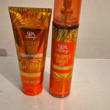 Spa Luxury Pineapple Sunset Pineapple Lotion 5.5 oz Body Mist Spray 7 oz