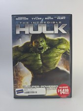 The Incredible Hulk DVD 2008 Edward Norton Vintage Blockbuster Rental Case/DVD 