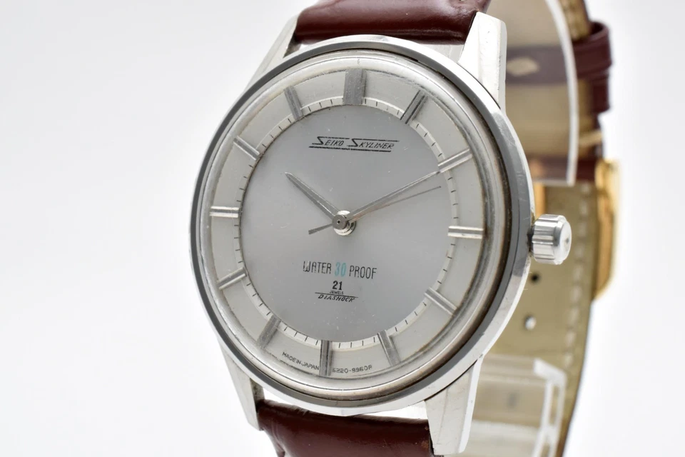 ▶️Винтажные часы 1965 SEIKO Skyliner JDM 6220-9970 21J с ручным заводом Япония [Exc+5] - Изображение 2 из 4