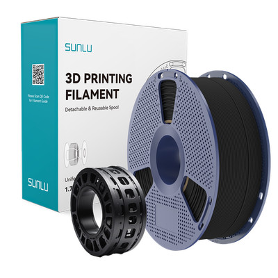 SUNLU PLA Carbon Fiber Filament 1KG/2.2LBS Black 3D Printer Consumables