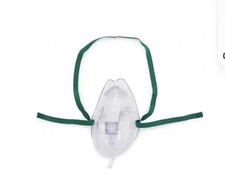 Oxygen Mask Salter Labs Elongated Style Adult One Size Fits Most 8110-0 Two 