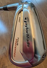 TaylorMade Tour Preferred MC 6 Iron 2014 KBS Tour Stiff S Flex 120 LH LEFT Nice