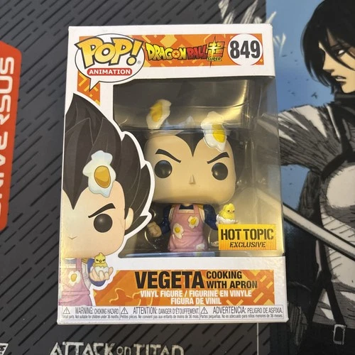 Funko Pop! Vinyl: Dragon Ball - Vegeta Cooking with Apron - Hot Topic...