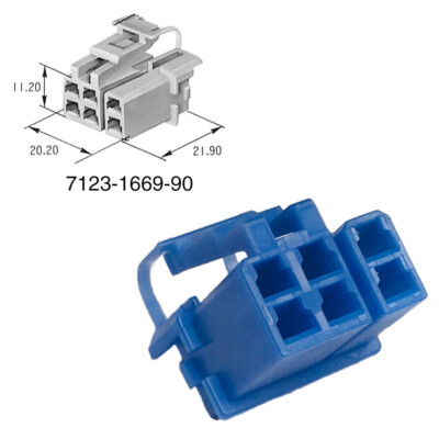 Pack of 10 F2DB-14489-JA 7123-1669-90 58 Conn S Type Housing 6P Female