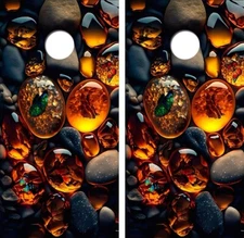 Petrified Bugs Cornhole Board Wrap LAMINATED Decals Vinyl Sticker #4684