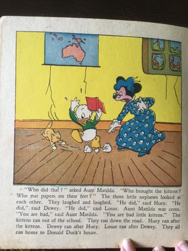 Walt Disney, School Days -RARE Australian published Book, Donald Duck - Picture 5 of 9