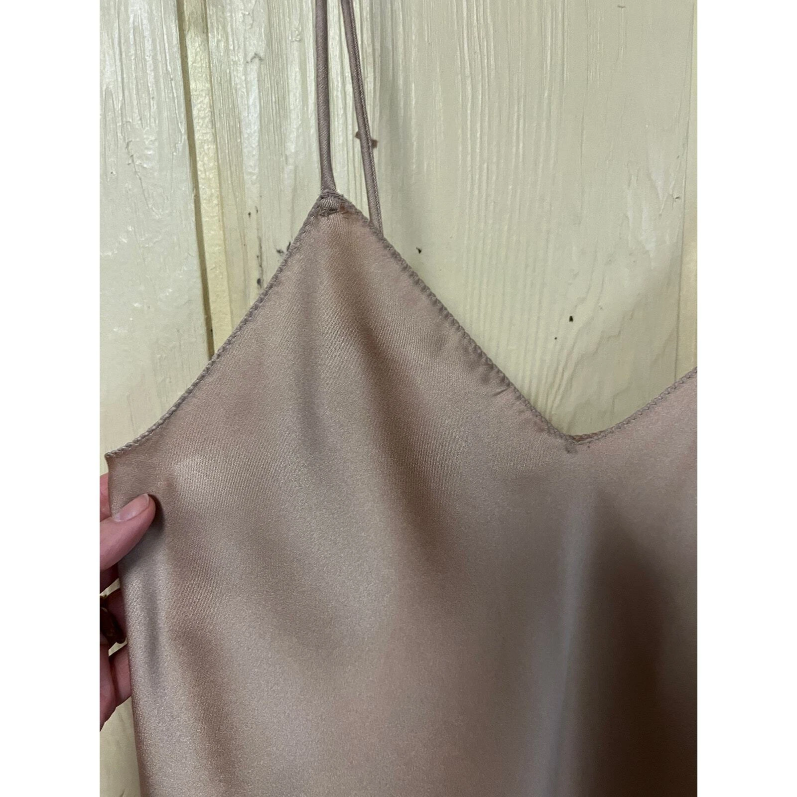 UNDERCOVER Abito Slip Vintage Victoria's Secret Piccolo Raso Lingerie Moka Mousse Lusso