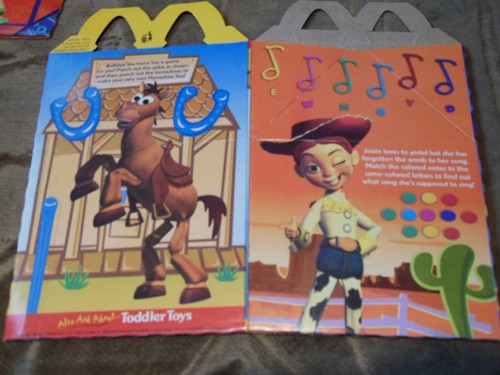 LOT OF 16 *VINTAGE* 1990s MCDONALDS HAPPY MEAL BOXES AS PICTURED - Picture 3 of 17