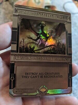 1x Damnation Foil Masterpiece - Amonkhet Invocations Magic the Gathering  MTG x1 | eBay