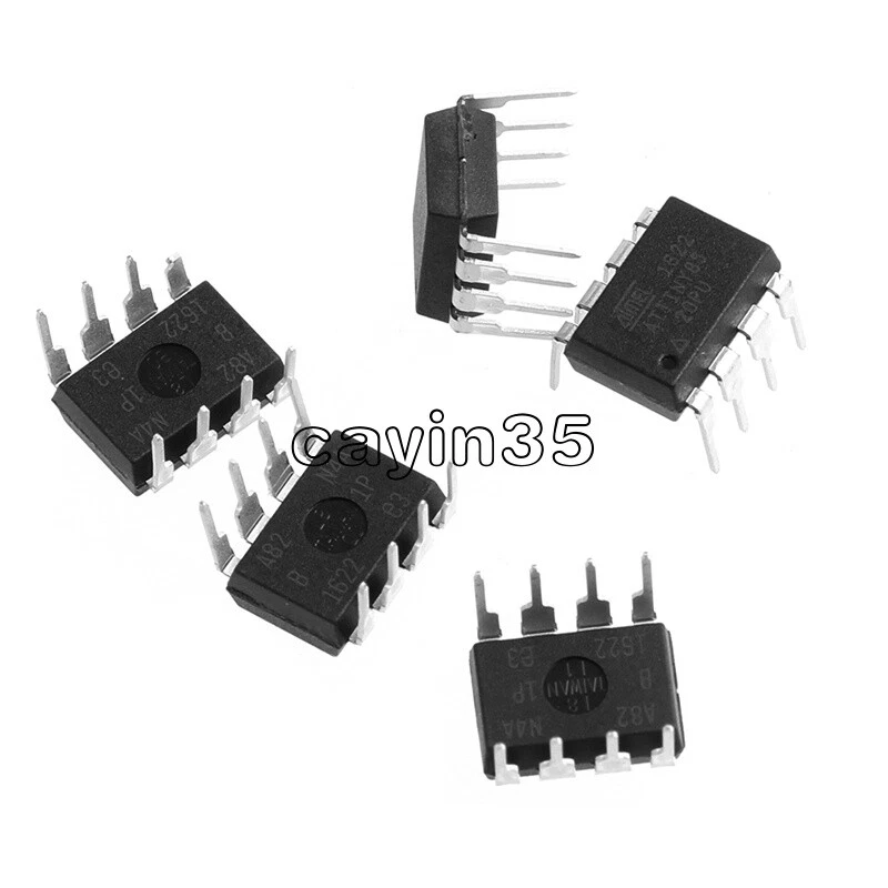 1/2/5/10PCS ATTINY85-20PU IC MCU 8BIT 8KB FLASH 8DIP in DIL housing 85-20PU