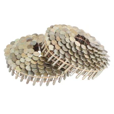 LABLT 7200× 3/4"×0.12" 3/8" Head Diameter 15 Degree Galvanized Coil Roofing Nail