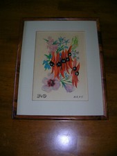 VINTAGE P&O MENU GOULD - FRAMED