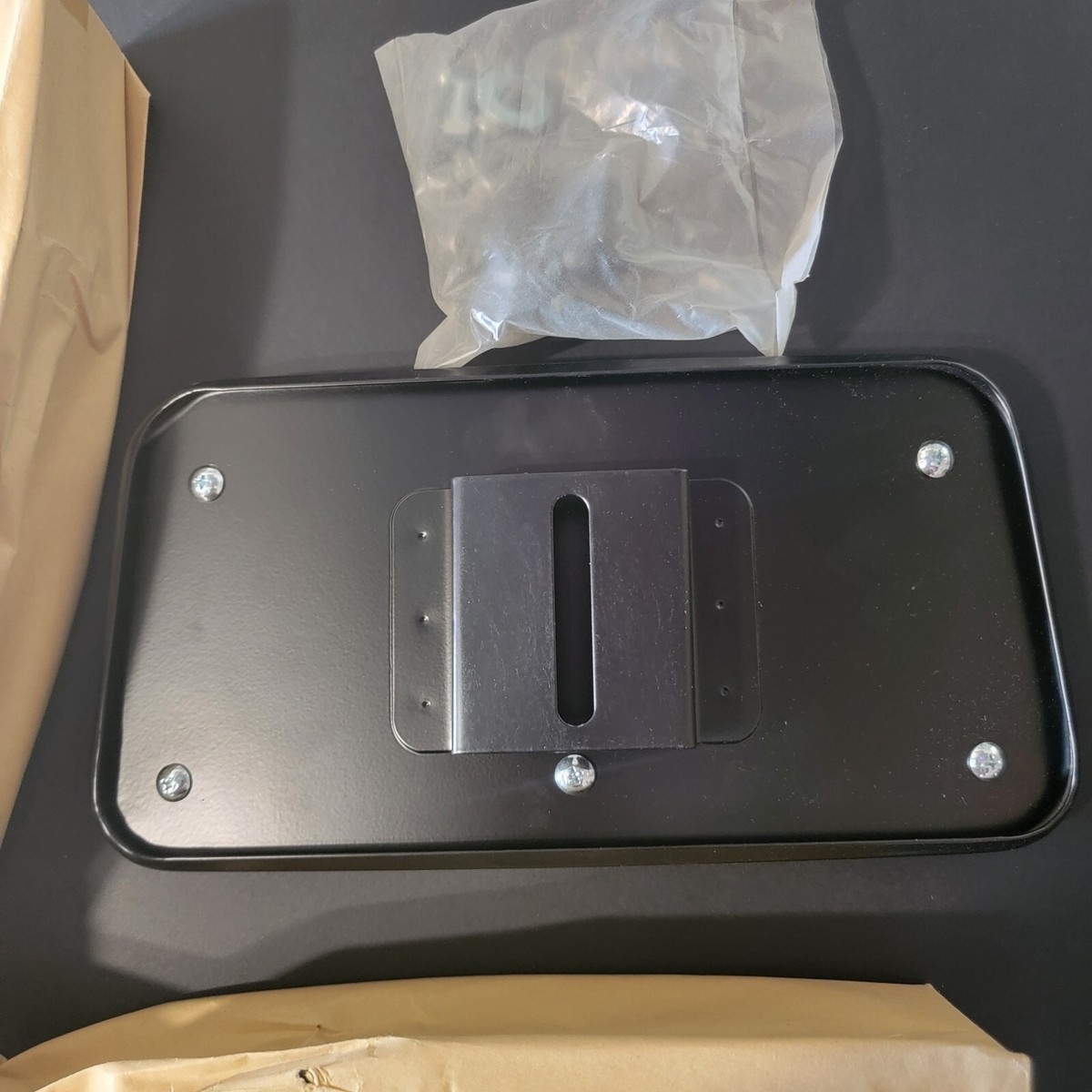 Uline Shop Stool Padded Backrest H-7703 Black Backrest Part Only