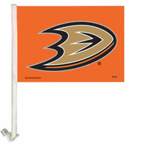 NHL Heavy Duty 11 X15 ANAHEIM - DUCKS CAR FLAG