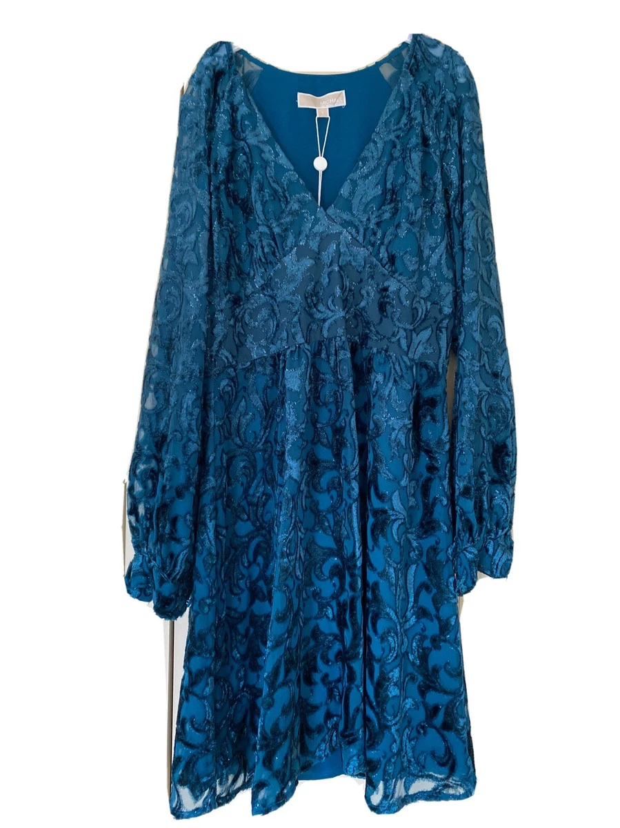 Michael kors outlet teal dress