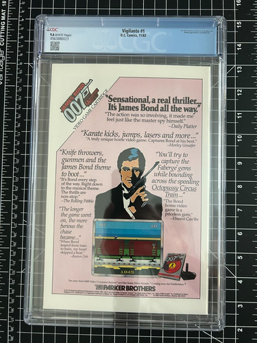 Vigilante #1 - CGC 9.6 - weiße Seiten - 1983 DC Comics - 4563880023 - Bild 2 von 2