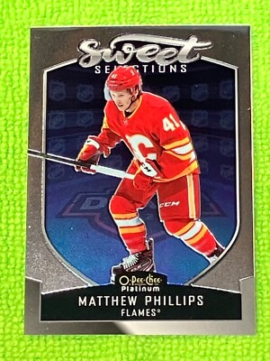 Matthew Phillips RC 2021-22 OPC Platinum #SS-11 Sweet Selections Calgary Flames