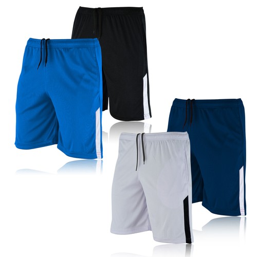 Mens Fitness Sports Shorts Gym Workout Quick Dry Training Running Football Short - Picture 3 of 8