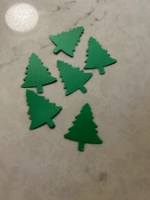 30 Stampin Up CHRISTMAS TREE Holiday Pine Punches Paper Punchies Die Cuts 