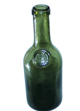 Bouteille vers 1850 sirop anti phlogistique pharmacie verreries de Masnières