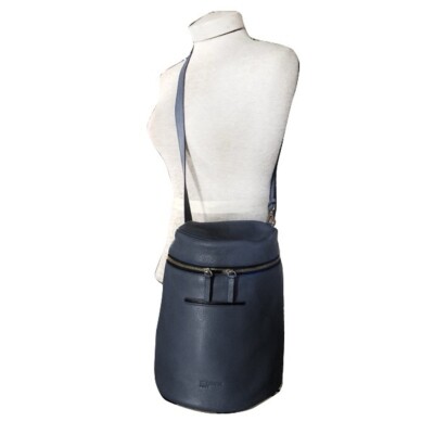 Jil Sander Bucket Bag Doubles As Backpack Excellent Condition, Pebbled Leather