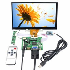 For Ras Pi HD VGA AV Controller Board 9" 800X480 Capacitive Touch LCD