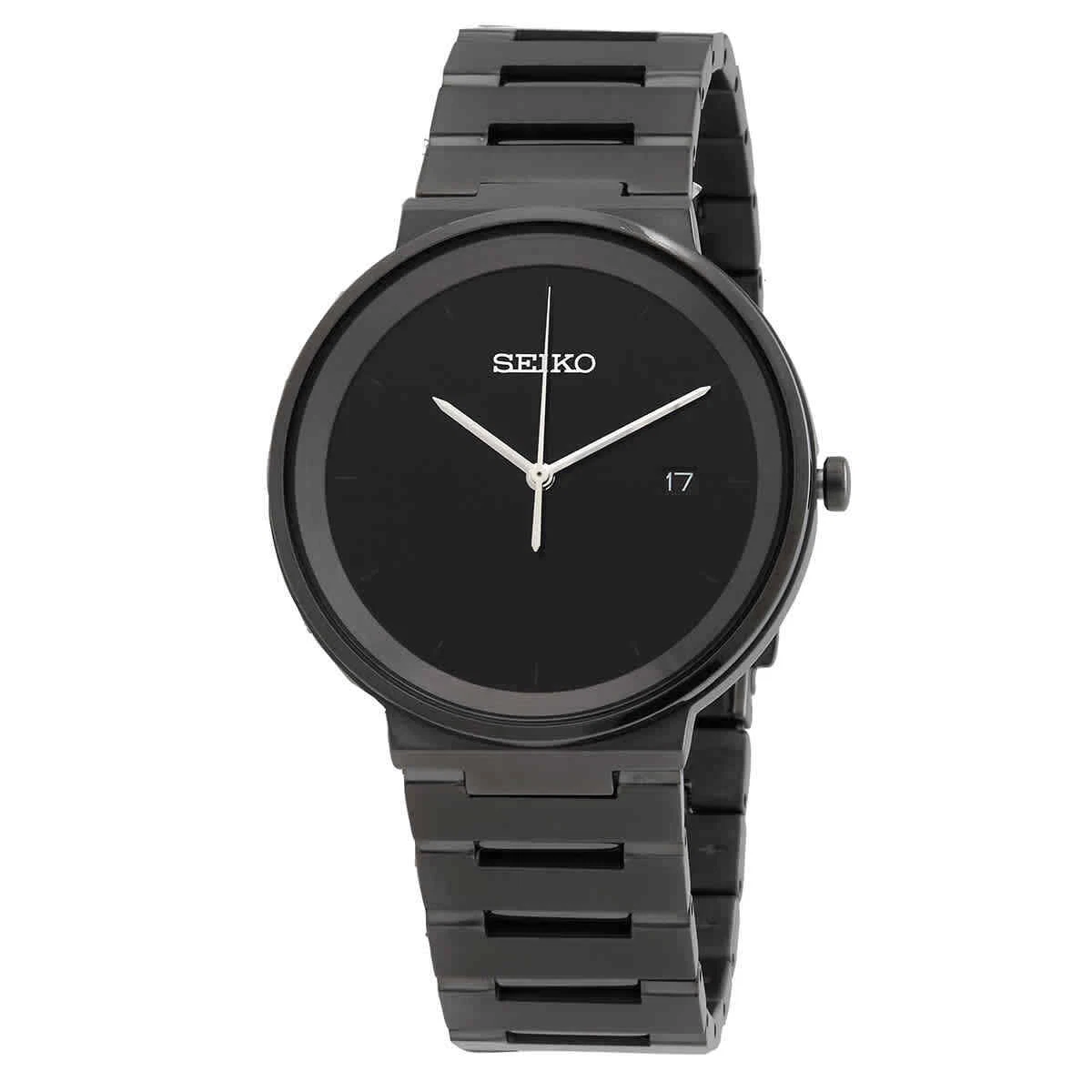 The Original Watch Matte Black / Black Sunray / Black Leather