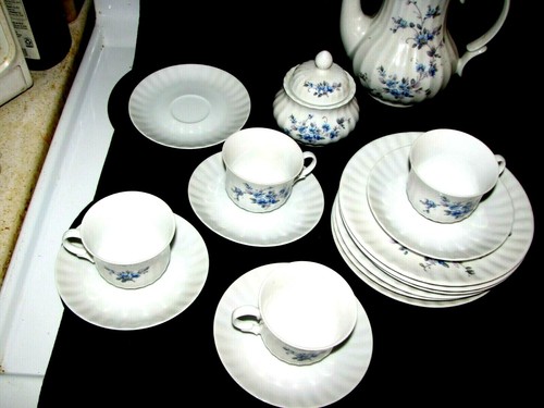 6 Set da Cena Vintage, Baveria Porcelian Germania 22 pz - Foto 2 di 8