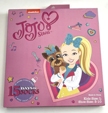 JoJo Siwa 15 Days of Socks Advent Calendar Kids Size Large  3-10 New