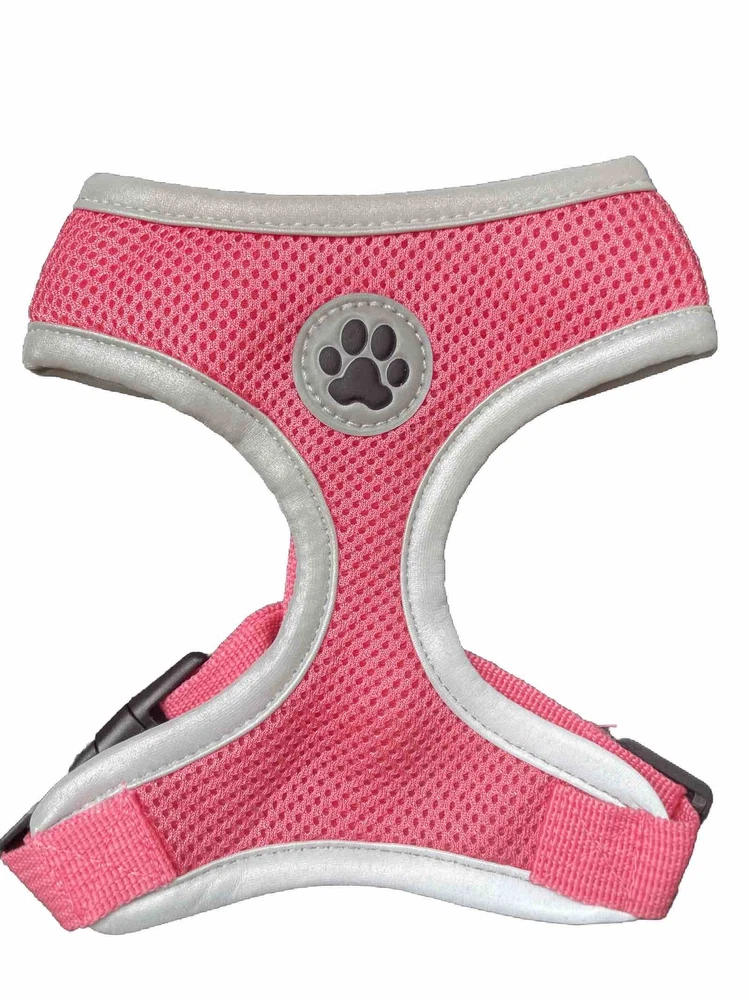 Dog Harness, No Pull Reflective Adjustable Breathable Mesh Paw Design S M L