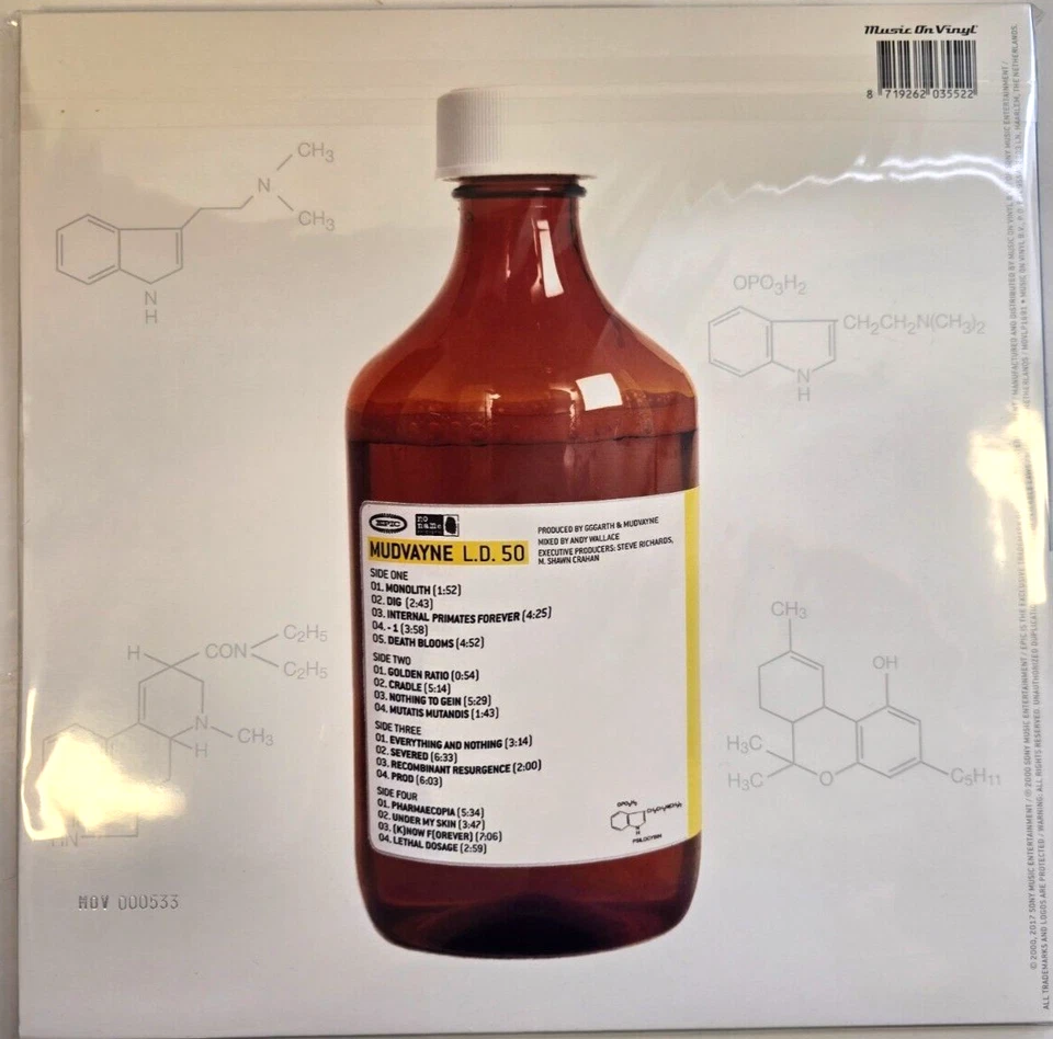 Mudvayne L.D 50LP Album vinyl record limited numbered yellow marbled 2024 Foto 4 de 4