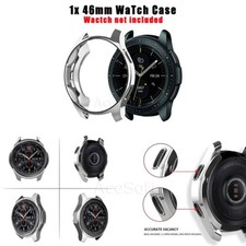 Heavy-Duty 46mm TPU Smartwatch Case Cover f Samsung Gear S3 Classic SM-R775V NEW