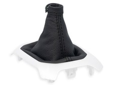 SCHALTMANSCHETTE FUR JEEP RENEGADE 2014-2018 SCHALTSACK NATURLEDER SCHWARZ