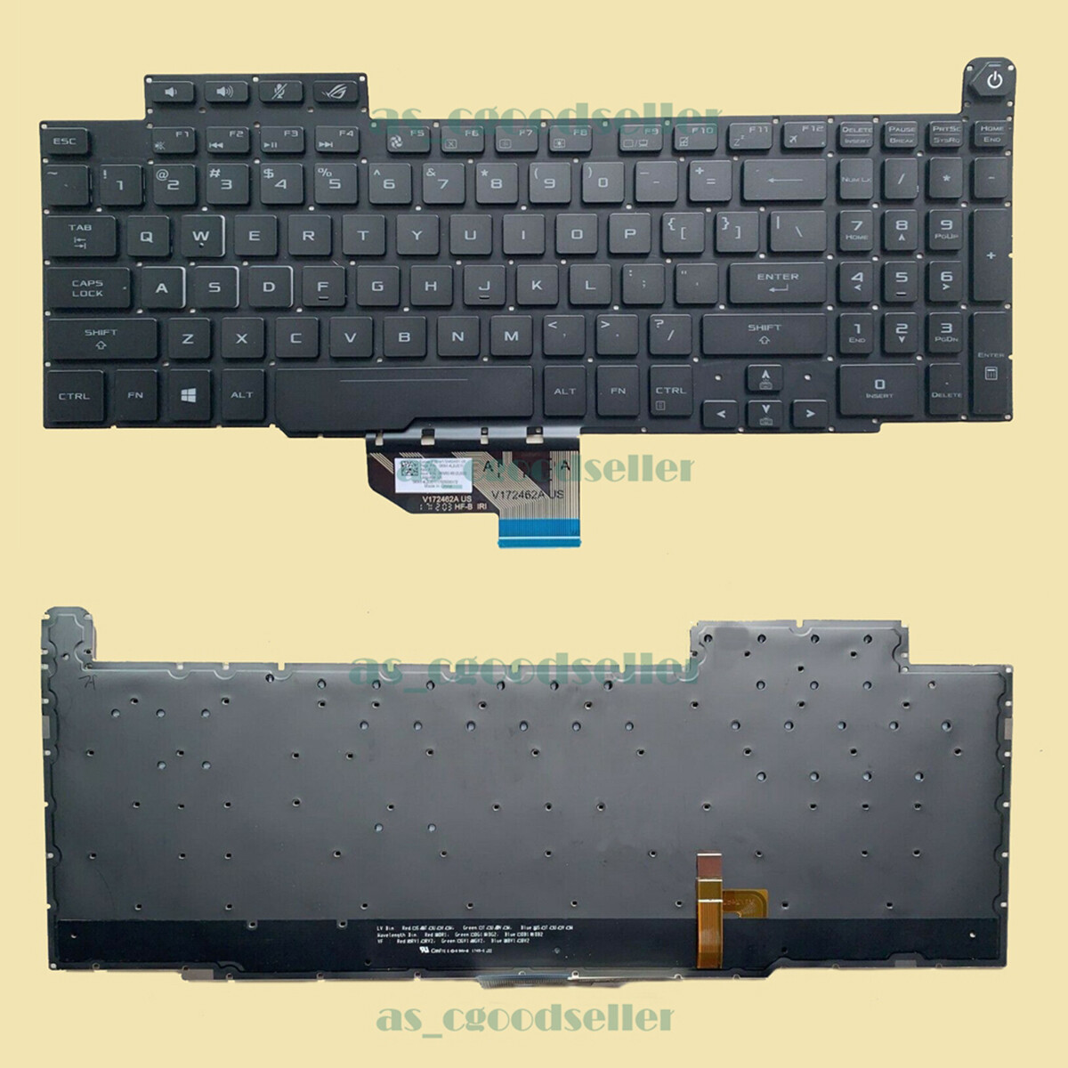 for Asus ROG GM501 GM501GM-WS74 GM501GS-XS74 ROG Zephyrus M 