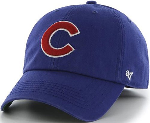 Cubs Franchise Fitted Hat Slouch Royal 