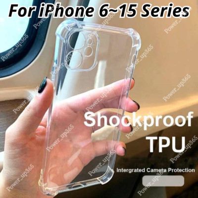 Shockproof Clear Phone Case Cover Wholesale For iPhone 15 14 13 12 11 XR X 8 7 6