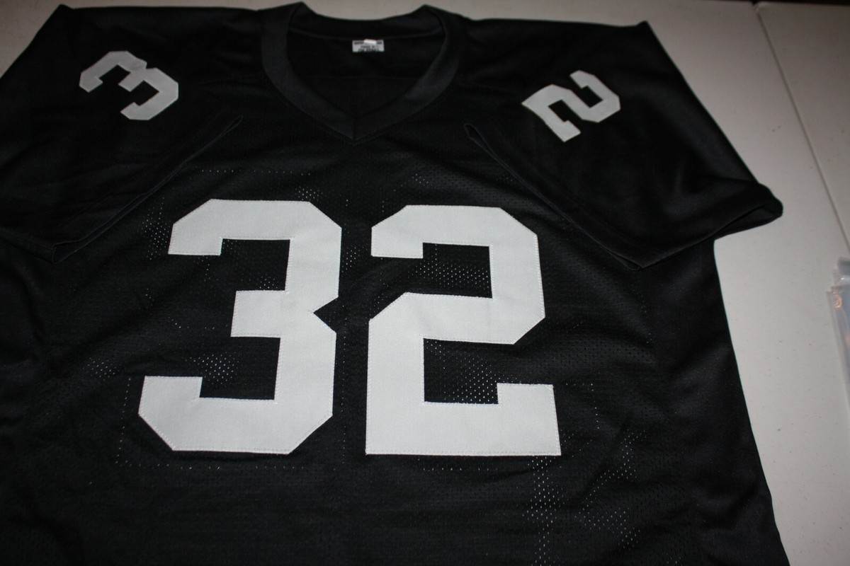 OAKLAND RAIDERS ZACK CROCKETT #32 SIGNED HOME BLACK JERSEY JSA